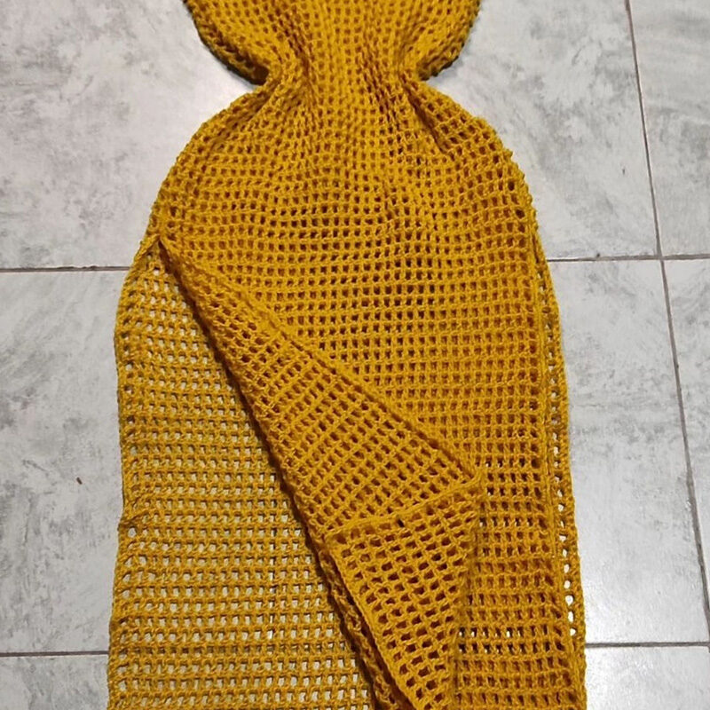 DECA MAXI MESH DRESS