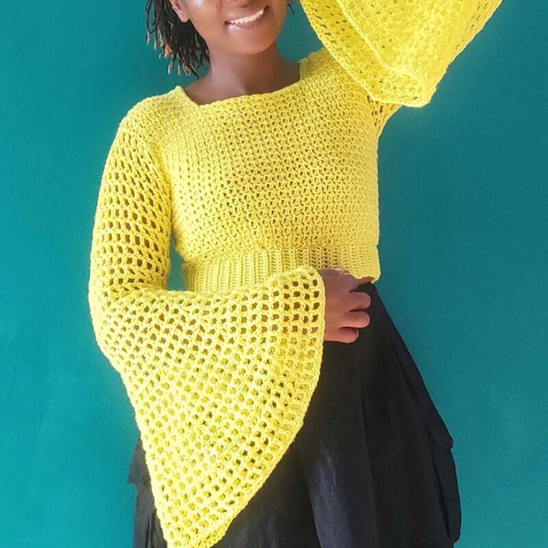 MAREL BELL-SLEEVED TOP