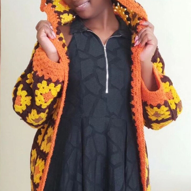 MAUA GRANNY PATCHWORK CARDIGAN