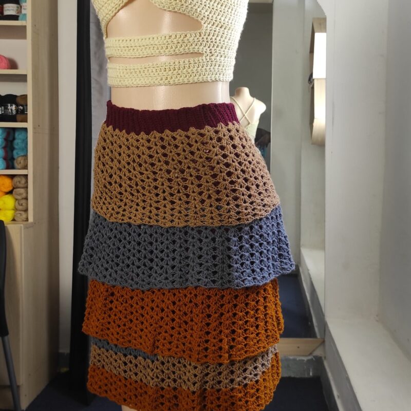 LAYERED SKIRT SET size 10/12